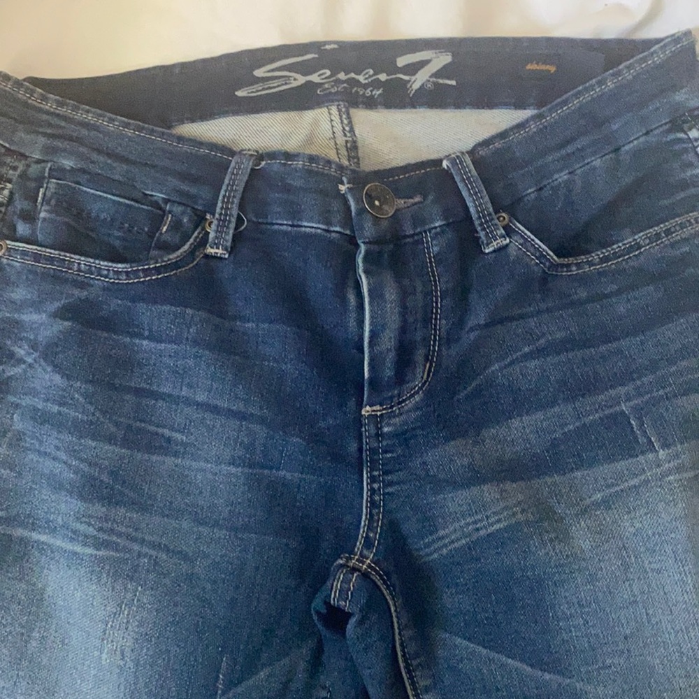 Seven7 jeans size 8 skinny easy fit never worn